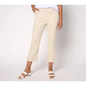 Belle by Kim Gravel Petite Primabelle Twill Sailor Crop Jeans