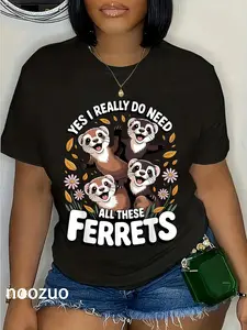 100% Cotton Best Ferret Art For Men Women Pet Ferret Lovers Ferret T-Shirt