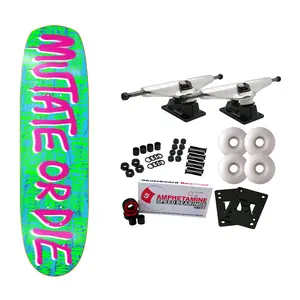Heroin Skateboard Complete Mutate or Die Team 8.7" x 31.75"