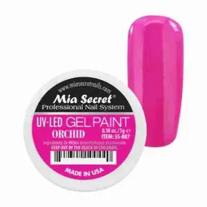 Mia Secret Orchid Color Painting Gel Nail Polish - 5g Glossy Finish Cosmetic for Art, Manicure & Nail Care Needs (Beauty & Personal Care)