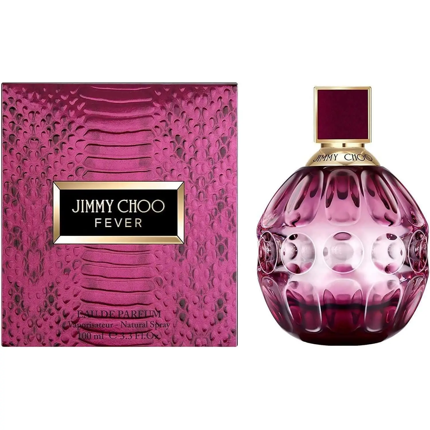 JIMMY CHOO Fever Women's EDP Perfume Fragrance - 3.4 oz, Casual Chic Jasmine-Themed Citrus-Infused Scent with Lychee Blend, New in Box, Casual Women's Fragrance
