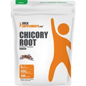 BulkSupplements Chicory Root Extract Powder - Edible - Natural Antioxidants - Fiber - Chicory Extract - 500g - 5g per Serving