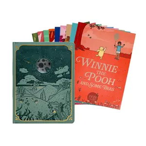 Cali's Books Infinibook Ultimate Bundle Interactive Book Reader with 9 Stories for Ages 3-7, Includes 9 Booklets Featuring Jack and the Beanstalk, Cinderella, Winnie the Pooh, and More