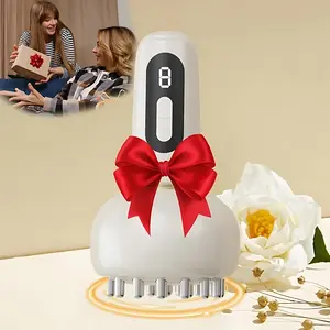 Home Essential Portable Full Body Massager – Smart Electric Design, 21 Brush Heads, 9 Vibration Speeds, Smooth Rolling Massage