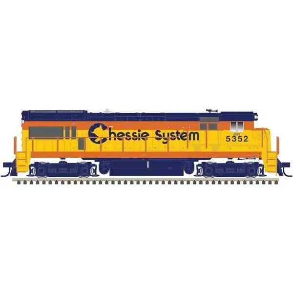 Atlas Master(R) Gold | GE U30B Low Nose Phase II Locomotive | CSX #5352 | Ex-Chessie | DCC | ESU(R) LokSound | HO Scale