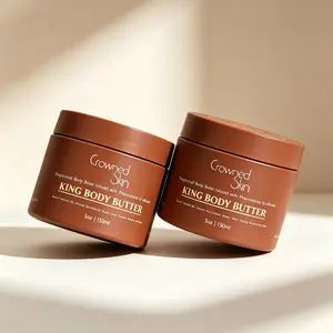 Crowned Skin King Cologne Body Butter 150ml, Deep Hydration with 24H Moisture Lock, Luxury Body Care Cream for Soft Glowing Skin, Ideal for Daily Self-Care Rituals