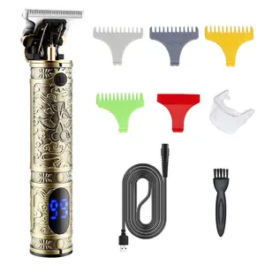 Hair Clipper for Men, 1 Box Professional T Blade Trimmer, Cordless Hair Cutting Outline Trimmer, Detail Haircut Barber, Rechargeable Hair Clipper for Men, Cordless Clippers