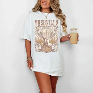 Classic Nashville T-Shirts Plus Size Nashville T-Shirts Nashville Graphic T-Shirts Country Music City