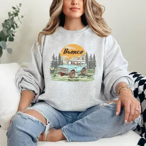 Ford Bronco Sweatshirt, Hoodie, T-Shirt, Retro Bronco Graphic Shirt, Vintage Off Road Truck Fan Gift, Perfect Gift for Truck Lovers