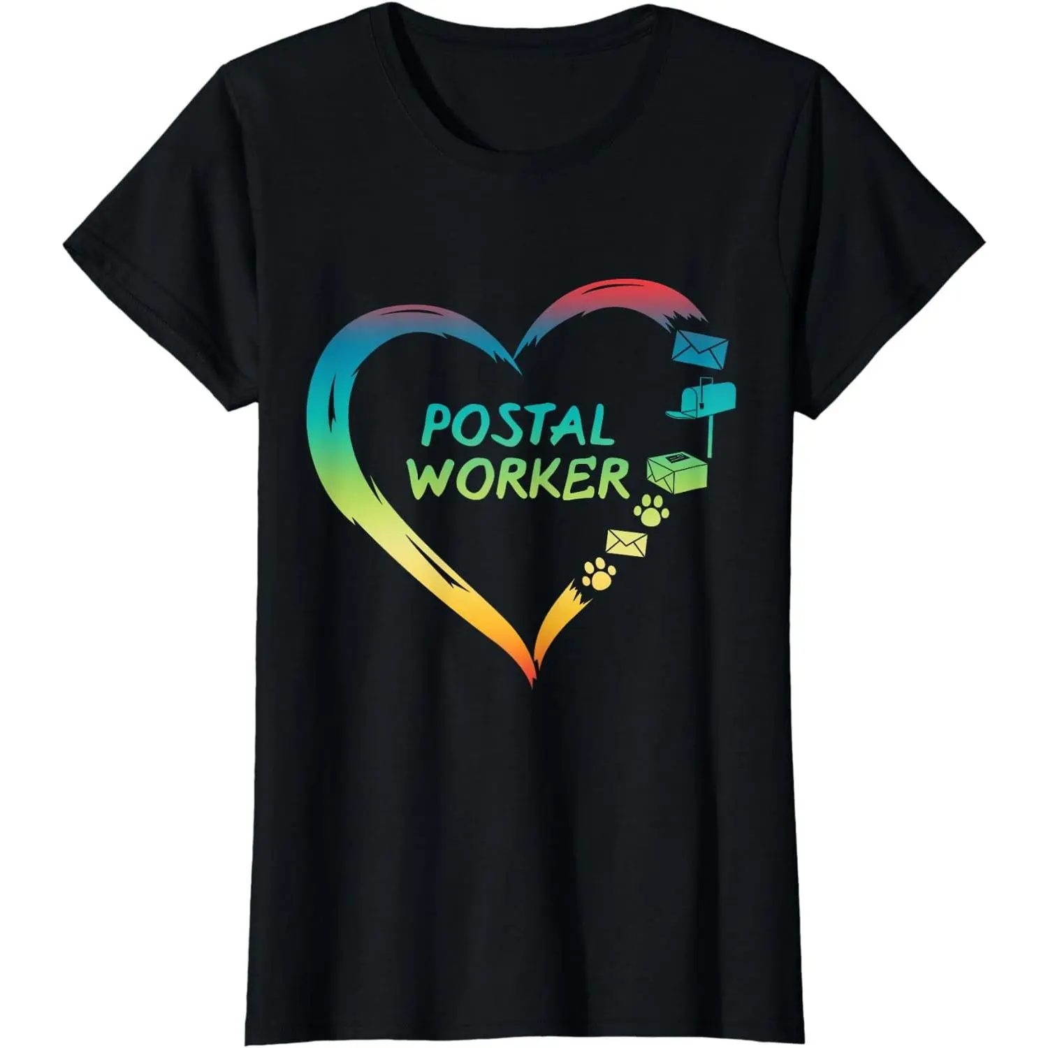 100% Cotton Postal Worker Delivery Service Post Office T-Shirt