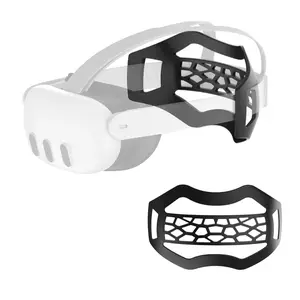 APEXINNO VR Head Strap Pad for Quest 3S/Meta Quest 3/Oculus 2 Headset Accessories, TPU Head Strap Cushion for Meta Quest 3/3S Elite Strap, Bracket for The Back of The Head Headstrap