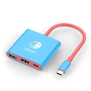 USB C to HDMI Adapter, Type C Digital AV Multiport Adapter, Thunderbolt 3/4 Hub Converter to HDMI 4K+USB 3.0+PD Fasting Charging,Compatible for iPhone 16/16 Pro/16 Plus/ 16 Pro Max/15/15 Plus/15 Pro/15 Pro Max/MacBook Pro/air/Galaxy S8/S9