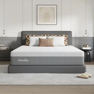 Gel Memory Foam Mattress for Cool Night &  Fiberglass-Free，Full/Queen/KIng Size ,6/8/10/12/14 Inch Medium Firm  in Box for Cool Sleep and Pressure Relief&Perfect Balance of Softness.DealsForYouDays