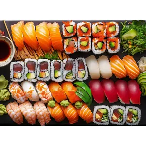 Snappy Puzzles Nom Nom Nom – 1000-Piece Jigsaw Puzzle, Sushi Lover’s Delight