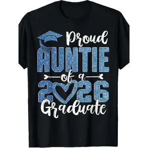 Proud Auntie of a Class of 2026 Graduate Senior Graduation T-Shirt