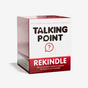 Talking Point Cards – Rekindle Edition | 200 Prompts to Reignite Intimacy, Passion & Emotional Closeness