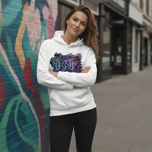 Line Pop Distressed Unisex Hoodie