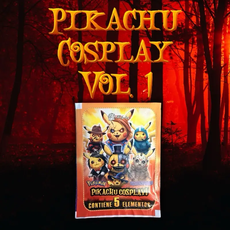 Pikachu Cosplay Halloween Volume 1 Pack - 5 Cards Per Pack