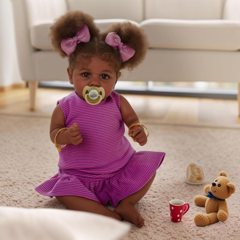 BABESIDE Lifelike Reborn Baby Dolls 20Inch Fabric body+vinyl limbs Real Life Baby Dolls with Toy Accessories For kids Age 3+ Suitable gifts for Mother's Day Valentine's Day Children's Day & Christmas