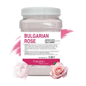 Jelly Face Mask for Facials - Bulgarian Rose Hydrating & Brightening Jelly Mask with Free Jade Roller & Spatula | Professional Hydrojelly Masks | Vajacial | 23 Oz | International Womens Day Gifts Skincare Comfort Skin Repair