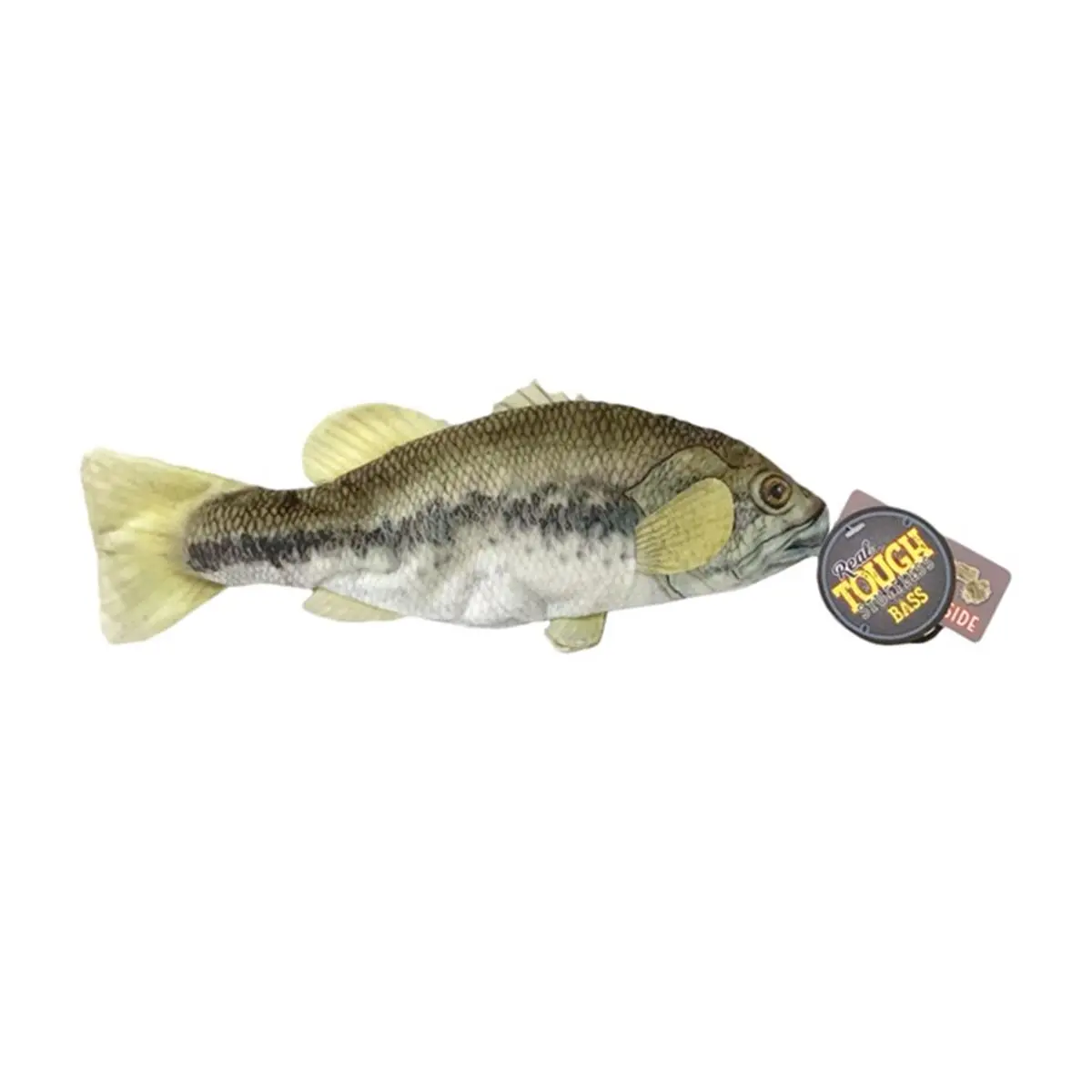 212 MAIN Steel Chew Toy for Dogs - 54393 Bass Design, Rope-Attached, Mess-Free Pet Accessory