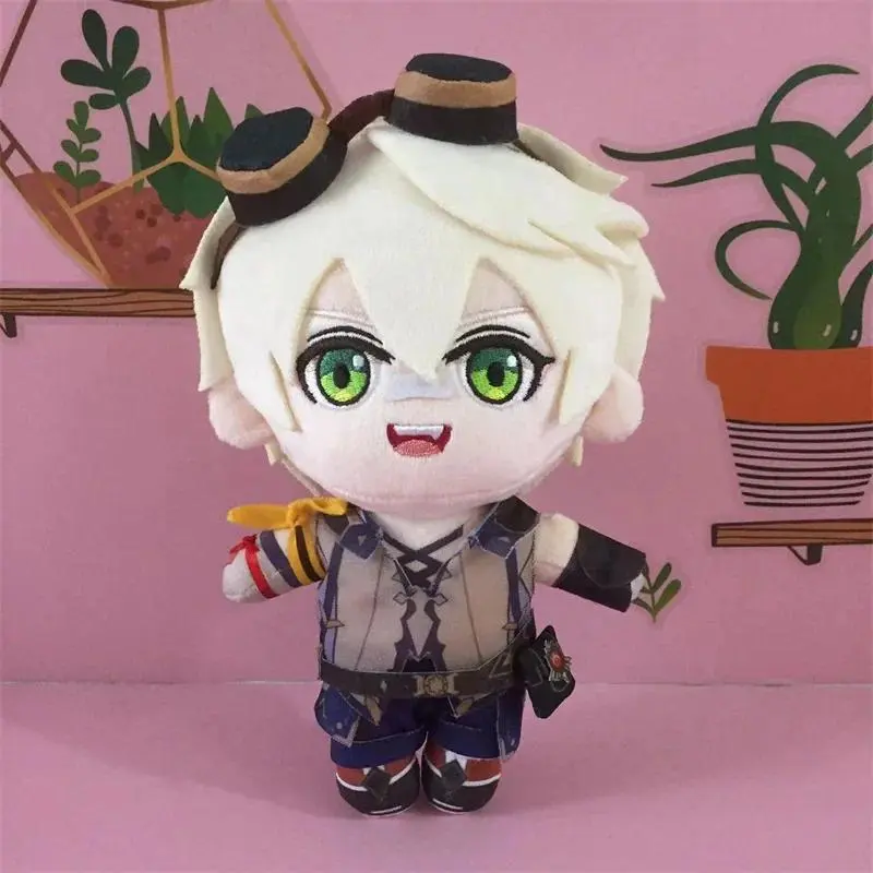 20cm Genshin Impact Bennett Plush Doll Toy Game Cosplay Cute Soft Stuffed Pillow Birthday Gift For Game Fans