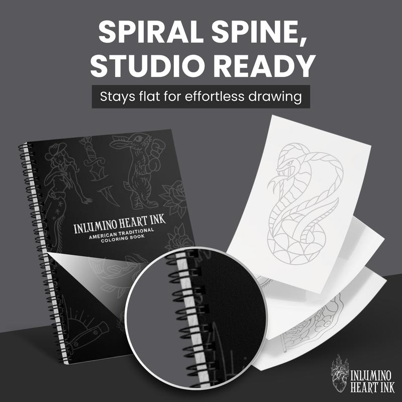 American Traditional Coloring Book