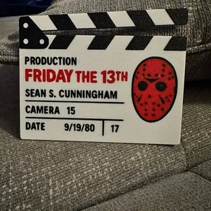 Jason - Friday the 13th Clapperboard