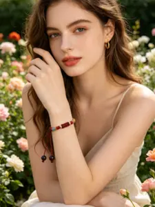 Vintage Autumn Women's Jewelry, Colorful Yoga Chakra Bracelet, High-Quality Lapis Lazuli Amethyst Tiger Eye Bead Bracelet, Daily Wear