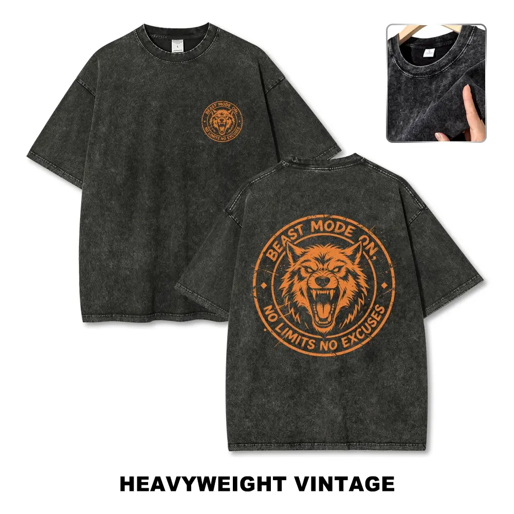 Sport Gym Wolves Oversized Tee Oversize Unisex Washed T-Shirt for Women and Men's Unisex Fit Batik Cotton Oversize Streetwear Menswear  Super Soft Pre-Shrunk,back to school,back to school shopping,clothes for back to school,first day of school outfits