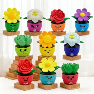 Toy for Pairing Plants Designed for Children: A Flower Pot That Promotes Early Childhood Learning, Improving Logical Reasoning And Hand Skills
