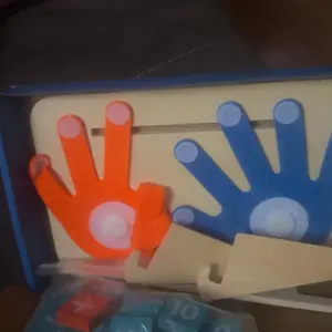 Multifunction Colorful Educational Math Manipulatives Number Counting Blocks, Math Learning Tools, 1 Set Finger Counting Math Montessori Toys for Boys and Girls.