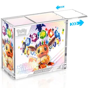 ETB Protector Case, 5mm ETB Acrylic Display Case, Clear ETB Acrylic Case for Display Compatible with Elite Trainer Box, Dustproof and Waterproof Display Box