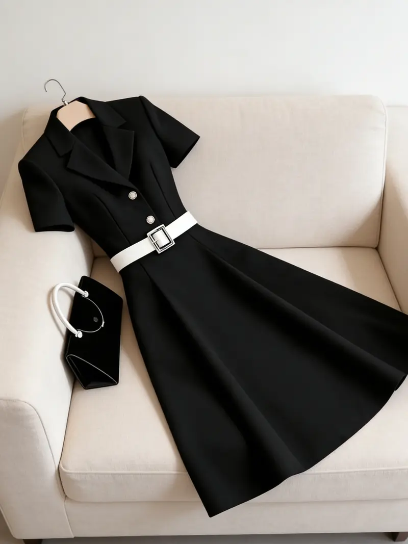 black dress suit - TikTok Shop