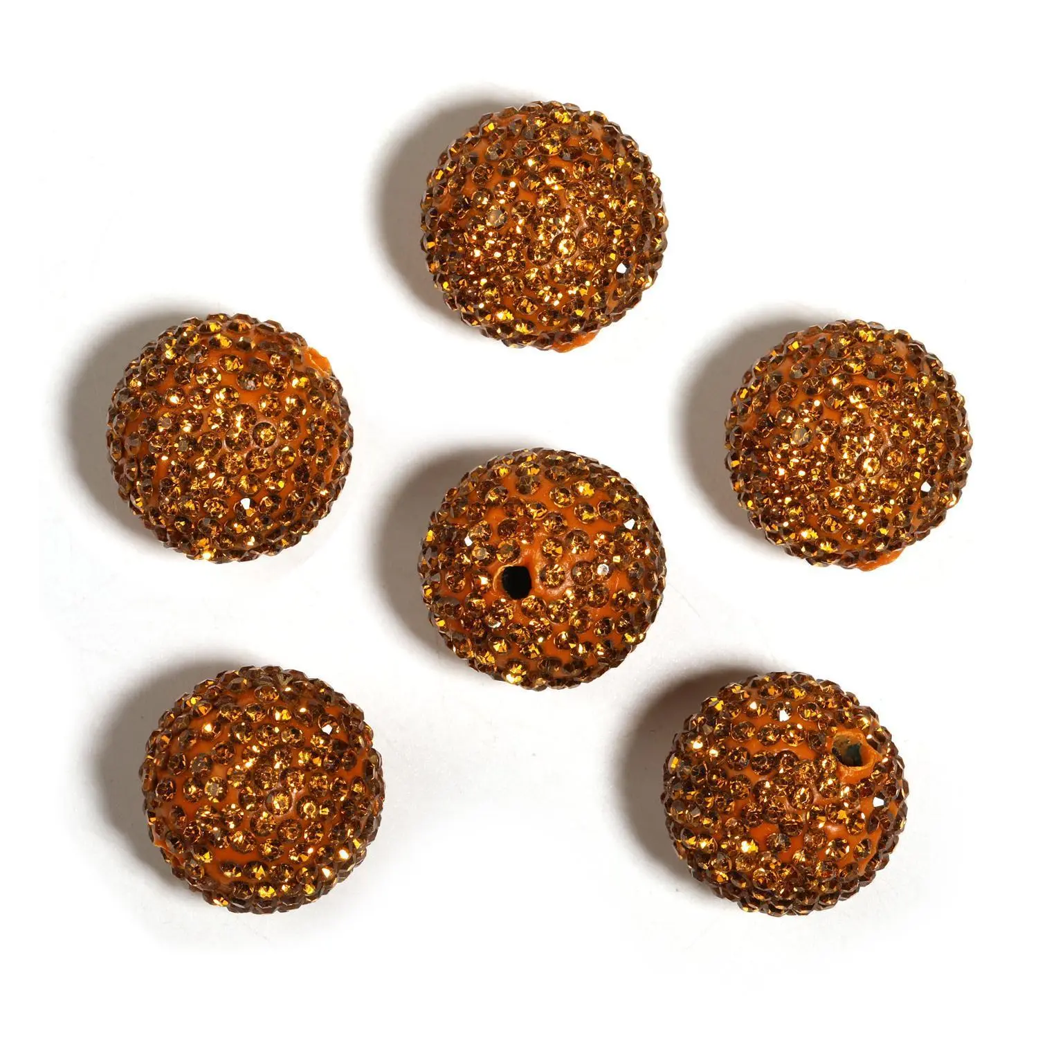 Crystal yellow ZY175025 16mm 50pcs