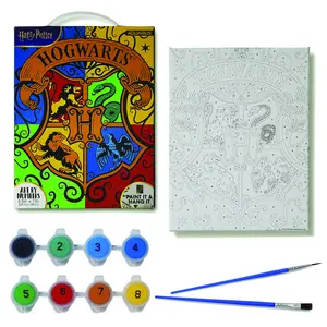 Harry Potter Hogwarts Crests Mini Art By Numbers Kit