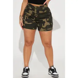 Come On Over Camo Cargo Shorts - Camouflage F