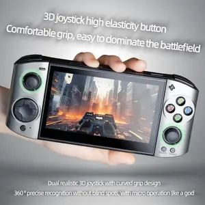 Portable Handheld Game Console, Rechargeable Portable Console, New Large Screen Retro Psp Dual Player, Model Xinghao 09ultra, 5.1 Inch Display, Non-Button Cell Batteries