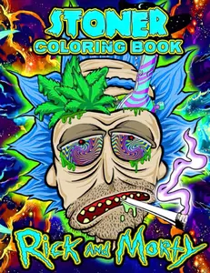 Rick and Morty 90's Cartoon Adult Coloring Book, Paperback Edition with Vibrant Art, Fun Designs to Unwind