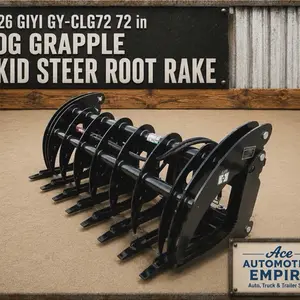 Skid steer root rake