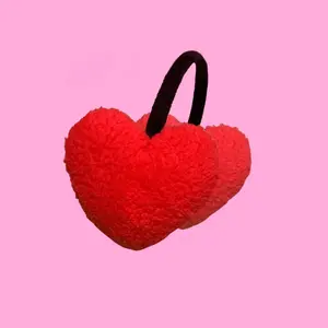 Red heart earmuffs