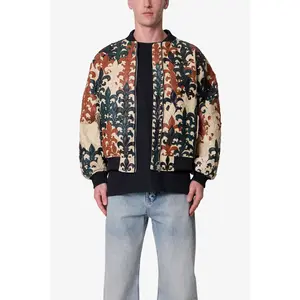 mnml Fleur De Lis Bomber Jacket - Multi