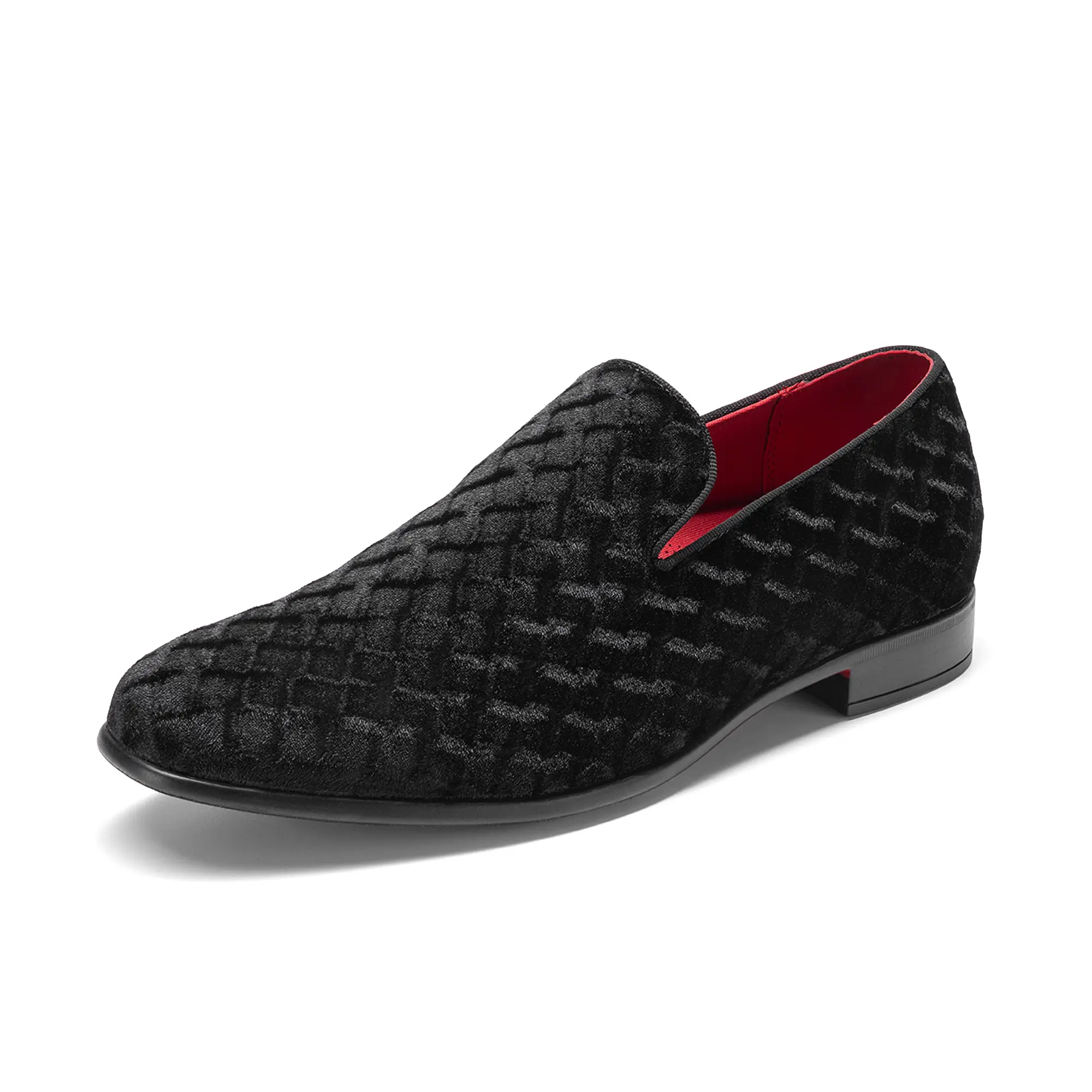 BRUNO MARC Men's Velvet Flat Dress Loafers - Slip-On Tuxedo Footwear, Red Bottom Bridal Shoes for Wedding, Party Events - TikTok Shop BRUNO MARC Men's Velvet Flat Dress Loafers - Slip-On Tuxedo Footwear, Red Bottom Bridal Shoes for Wedding, Party Events - TikTok Shop