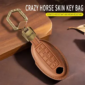 Key Fob Cover Compatible with Altima Pathfinder Armada Murano Maxima Rogue Sentra Infinity Smart Key Remote key case summervibes