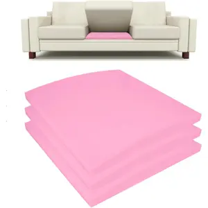 Couch Cushion Pads for Sagging, Couch Cushion, Firm Density Foam Inserts, Easy Installation (3 Pad, 20''x20''x2'')