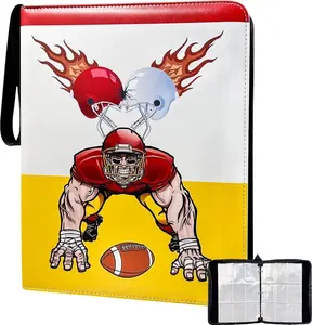 900 Football Pocket Waterproof Trading Card Binder, Album Display Holder Pokemon