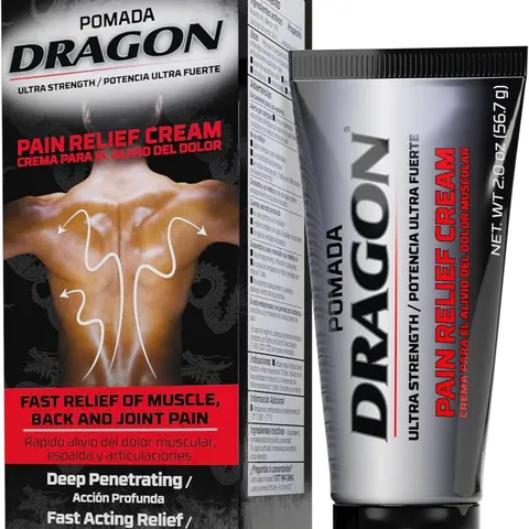 Dragon Ultra Strength Pain Relief Cream for Muscle, Back, Arthritis and Joint Pain, Deep-Penetrating & Fast-Acting Topical Rub , 2 Ounce - 1 Pack