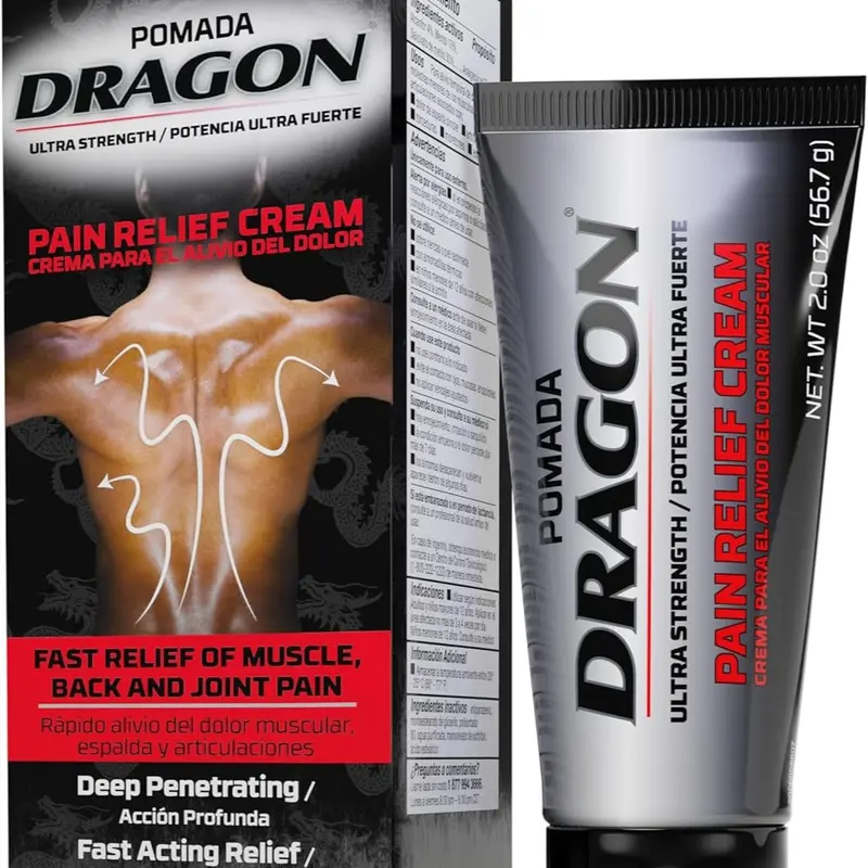 Dragon Ultra Strength Pain Relief Cream for Muscle, Back, Arthritis and Joint Pain, Deep-Penetrating & Fast-Acting Topical Rub , 2 Ounce - 1 Pack