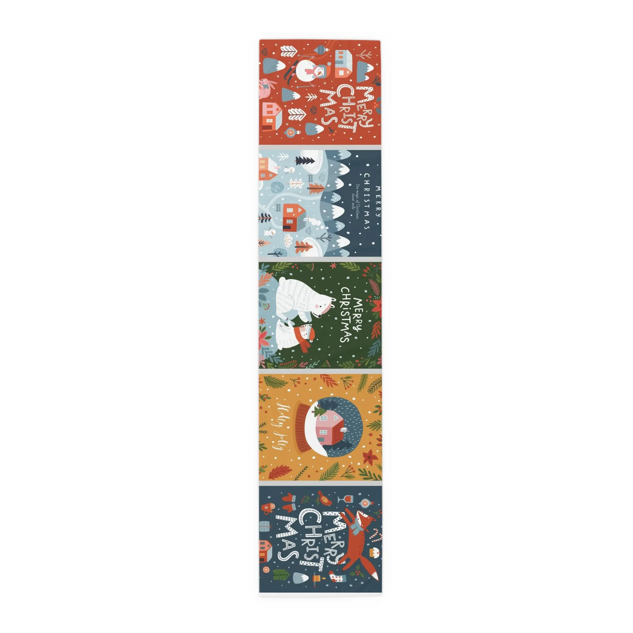 Christmas Table Runner, Holiday Dining Decor, Festive Table Linens, Cotton Dining Room Accessory, Christmas Home Decor, Table Decoration