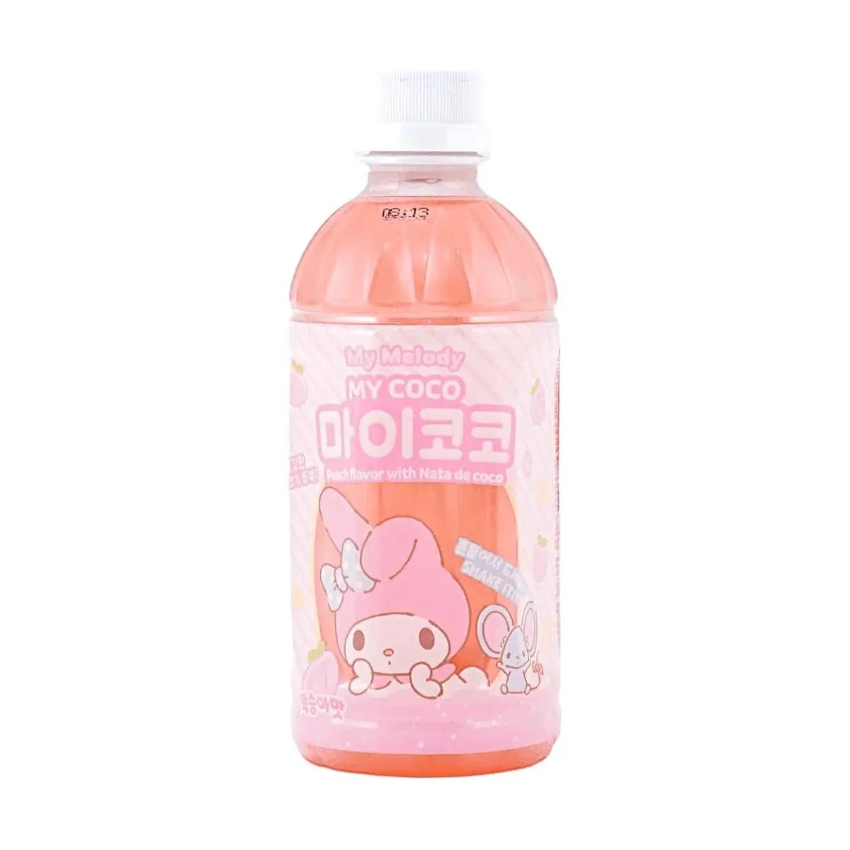 Sanrio My Melody Peach Coconut Jelly Drink 340ml - Korean Version Juice Beverage